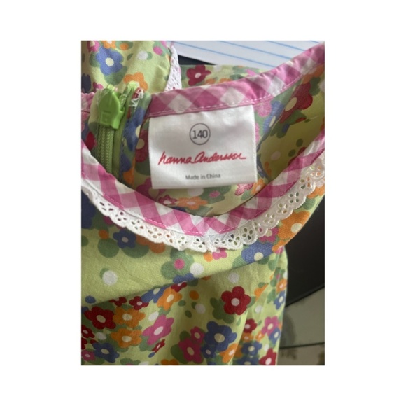 Hannah Anderson tiered ruffles eyelet whimsical Daisy flowers party Easter dress - Picture 3 of 4